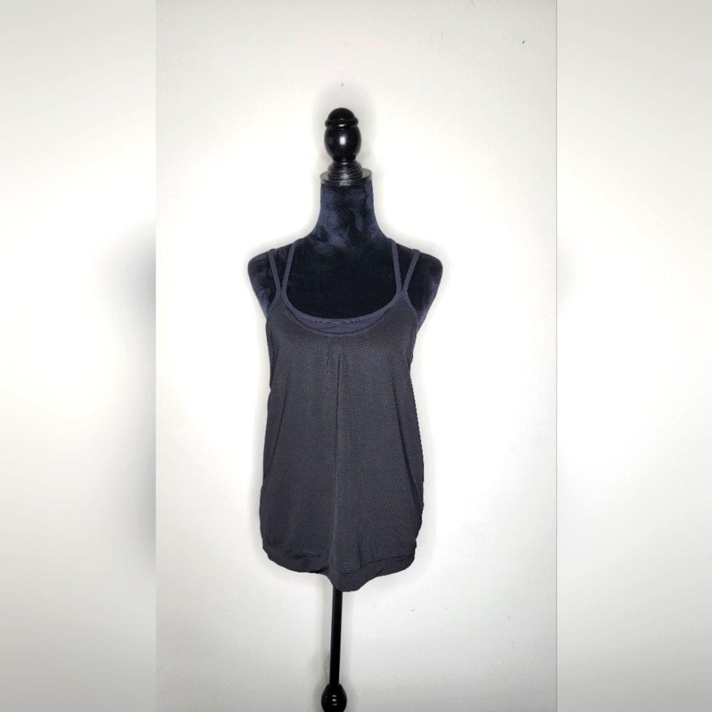 Athleta drop built in bra tank top